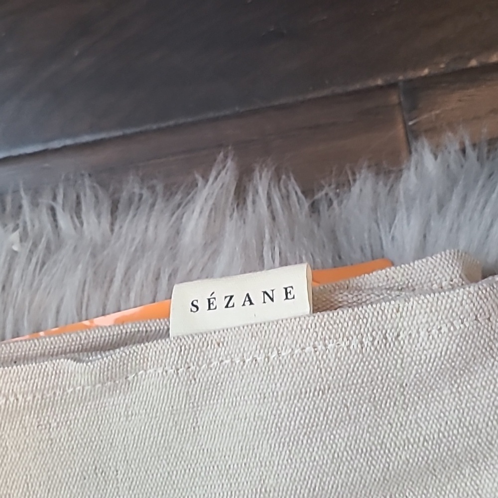 Nwot! Sezane Maxi tote bag embroided mama - Picture 4 of 11